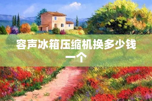 容声冰箱压缩机换多少钱一个