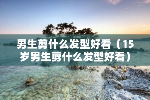 男生剪什么发型好看(15岁男生剪什么发型好看) 男生剪什么发型好看(15岁男生剪什么发型好看)