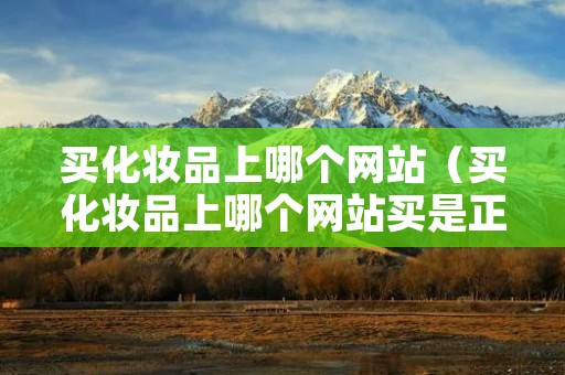 买化妆品上哪个网站（买化妆品上哪个网站买是正品）