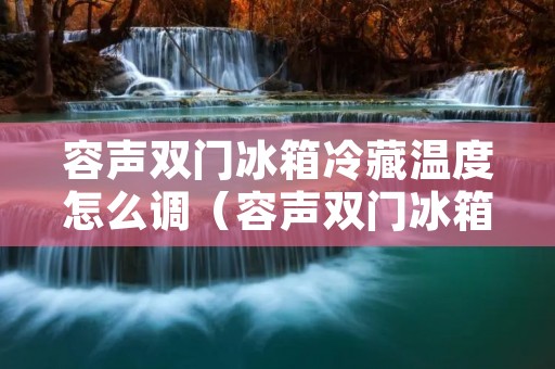 容声双门冰箱冷藏温度怎么调（容声双门冰箱冷藏温度怎么调最低）