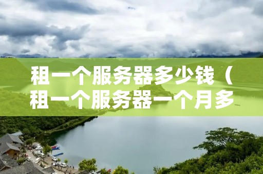 租一个服务器多少钱（租一个服务器一个月多少钱）