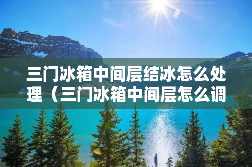 三门冰箱中间层结冰怎么处理（三门冰箱中间层怎么调成冷冻）