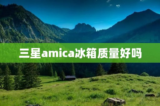三星amica冰箱质量好吗