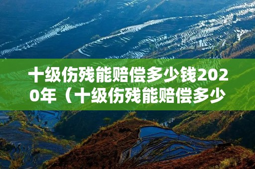 十级伤残能赔偿多少钱2020年(十级伤残能赔偿多少钱2020年河北) 十级伤残能赔偿多少钱2020年(十级伤残能赔偿多少钱2020年河北)