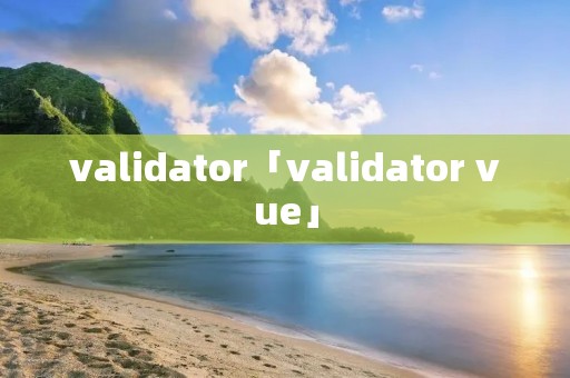 validator「validator vue」