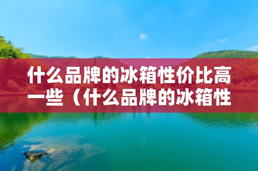 什么品牌的冰箱性价比高一些(什么品牌的冰箱性价比高一些啊)
