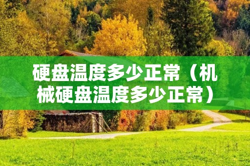 硬盘温度多少正常（机械硬盘温度多少正常）