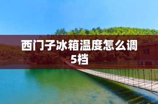 西门子冰箱温度怎么调5档 西门子冰箱温度怎么调5档