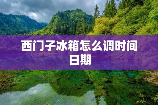 西门子冰箱怎么调时间日期:详细教程及注意事项 西门子冰箱怎么调时间日期:详细教程及注意事项