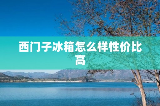 西门子冰箱怎么样性价比高:值得购买的高性能家电 西门子冰箱怎么样性价比高:值得购买的高性能家电