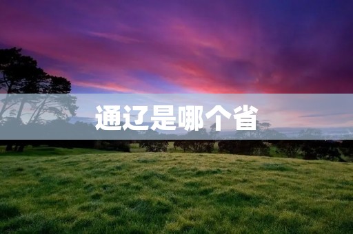 通辽是哪个省 通辽是哪个省
