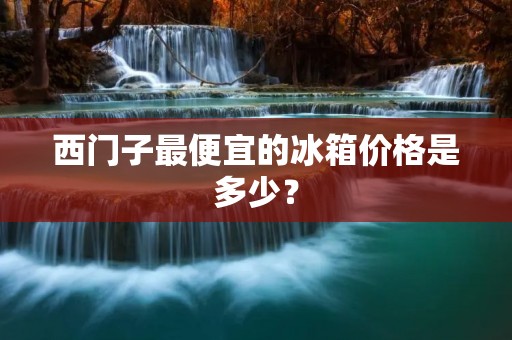 西门子最便宜的冰箱价格是多少? 西门子最便宜的冰箱价格是多少?