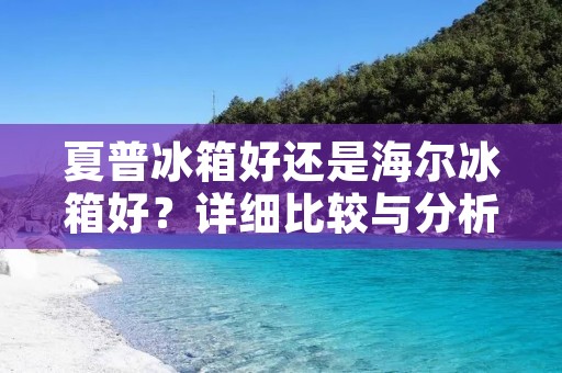 夏普冰箱好还是海尔冰箱好？详细比较与分析