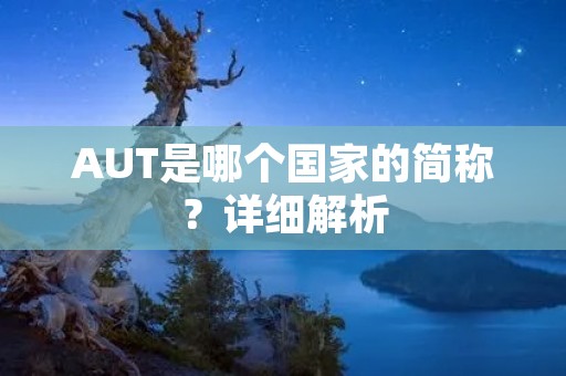 AUT是哪个国家的简称？详细解析