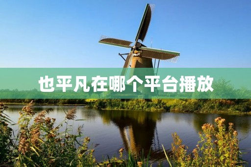 也平凡在哪个平台播放 也平凡在哪个平台播放