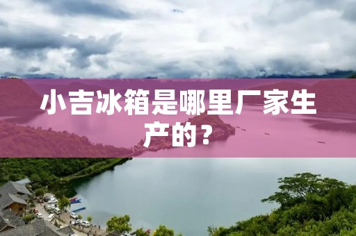 小吉冰箱是哪里厂家生产的? 小吉冰箱是哪里厂家生产的?