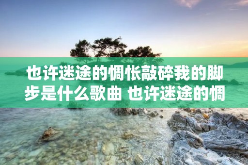 也许迷途的惆怅敲碎我的脚步是什么歌曲 也许迷途的惆怅敲碎我的脚步求歌名 也许迷途的惆怅敲碎我的脚步是什么歌曲 也许迷途的惆怅敲碎我的脚步求歌名