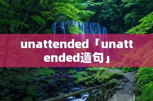 unattended「unattended造句」 unattended「unattended造句」