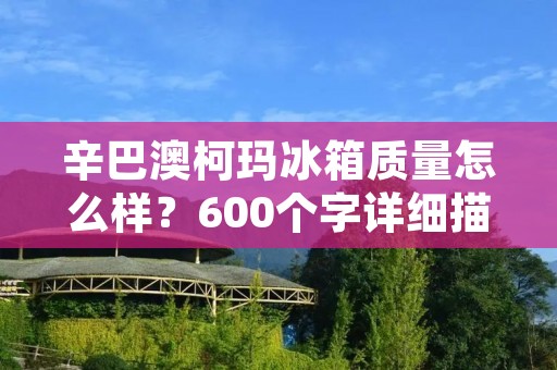 辛巴澳柯玛冰箱质量怎么样?600个字详细描述 辛巴澳柯玛冰箱质量怎么样?600个字详细描述