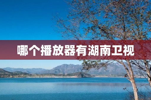 哪个播放器有湖南卫视 哪个播放器有湖南卫视