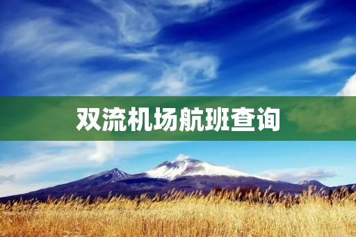 双流机场航班查询:为您提供便捷航班信息 双流机场航班查询:为您提供便捷航班信息