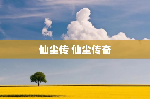 仙尘传 仙尘传奇