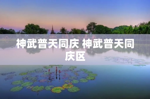 神武普天同庆 神武普天同庆区 神武普天同庆 神武普天同庆区