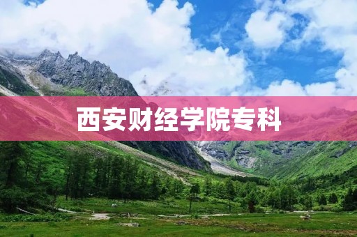 西安财经学院专科：培养出色财经人才的摇篮