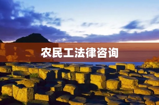 农民工法律咨询：了解农民工权益保护的重要性与途径