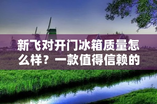 新飞对开门冰箱质量怎么样？一款值得信赖的家电选择