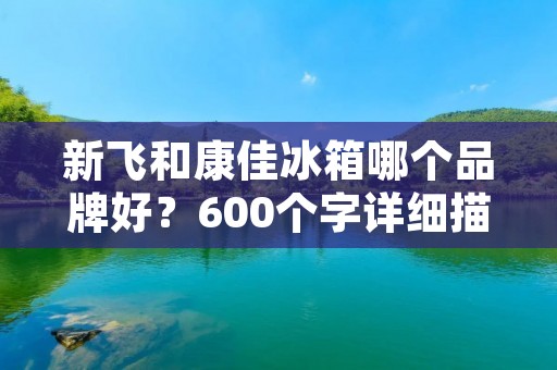 新飞和康佳冰箱哪个品牌好?600个字详细描述 新飞和康佳冰箱哪个品牌好?600个字详细描述