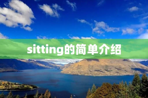 sitting的简单介绍