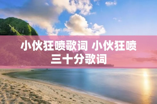 小伙狂喷歌词 小伙狂喷三十分歌词