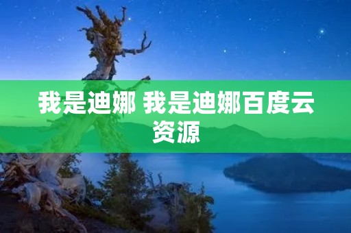 我是迪娜 我是迪娜百度云资源