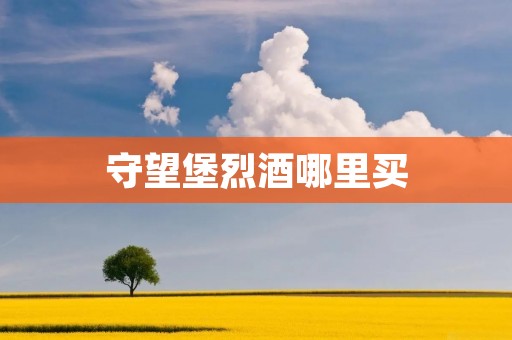 守望堡烈酒哪里买 守望堡烈酒哪里买