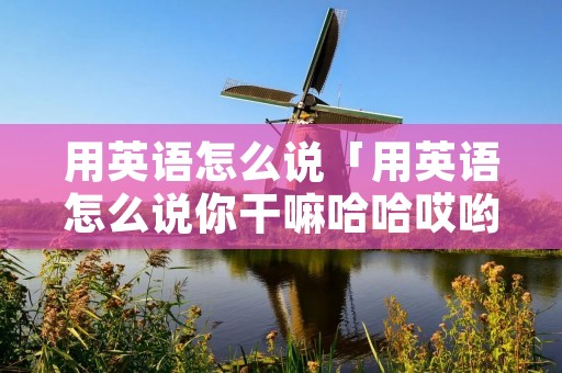 用英语怎么说「用英语怎么说你干嘛哈哈哎哟」 用英语怎么说「用英语怎么说你干嘛哈哈哎哟」