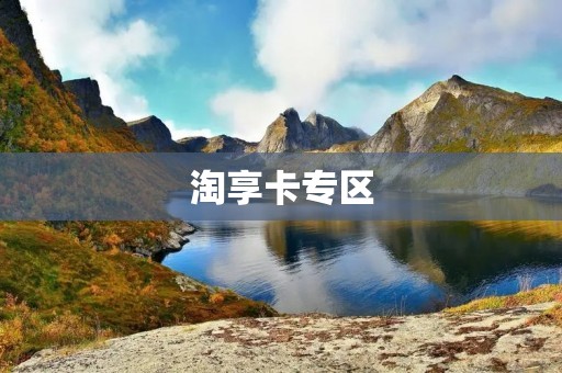 淘享卡专区:探索优惠无限的购物天堂 淘享卡专区:探索优惠无限的购物天堂