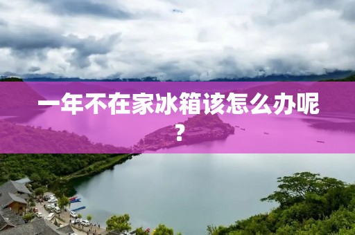 一年不在家冰箱该怎么办呢? 一年不在家冰箱该怎么办呢?