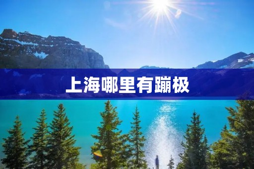 上海哪里有蹦极
