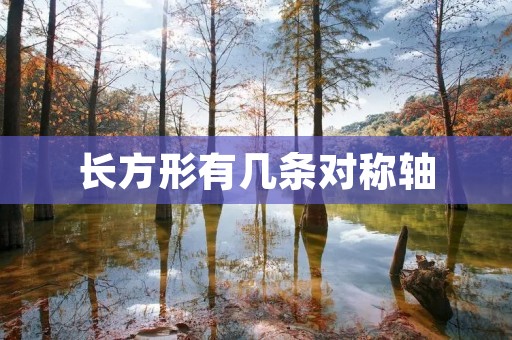 长方形有几条对称轴 长方形有几条对称轴