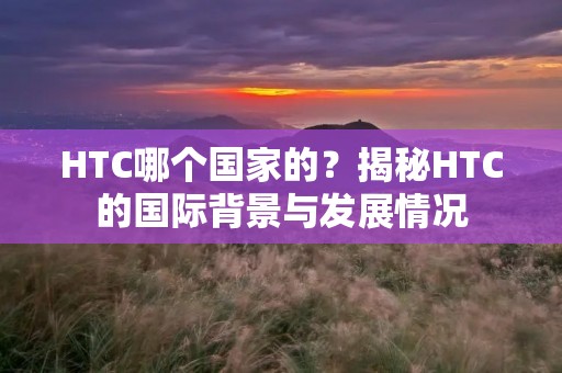 HTC哪个国家的？揭秘HTC的国际背景与发展情况