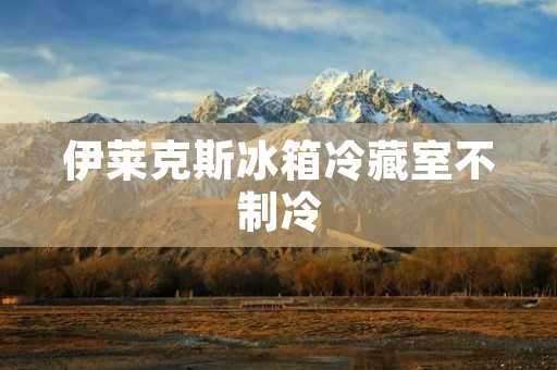伊莱克斯冰箱冷藏室不制冷:原因与解决方法 伊莱克斯冰箱冷藏室不制冷:原因与解决方法