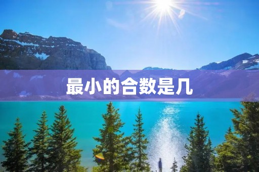 最小的合数是几 最小的合数是几