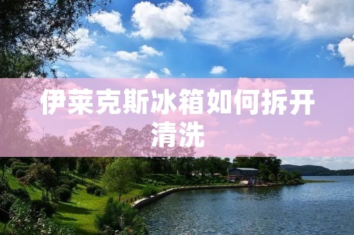 伊莱克斯冰箱如何拆开清洗 伊莱克斯冰箱如何拆开清洗