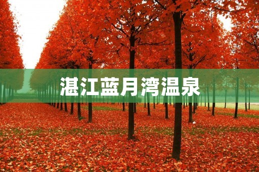 湛江蓝月湾温泉:一处天然温泉胜地 湛江蓝月湾温泉:一处天然温泉胜地
