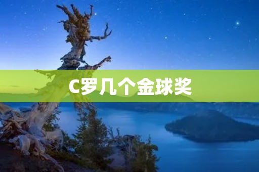 C罗几个金球奖