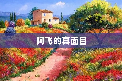 阿飞的真面目：一个神秘而令人着迷的人物