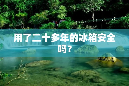 用了二十多年的冰箱安全吗？