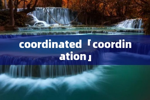 coordinated「coordination」