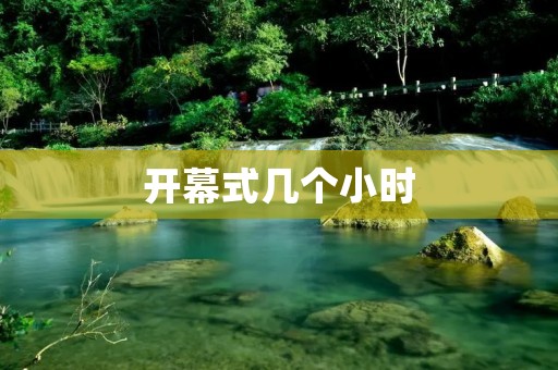 开幕式几个小时